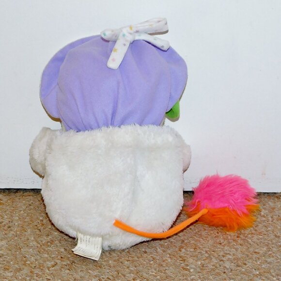 Vintage 1986 Mattel Popples TCFC 11" Baby Bibsy Popple Plush Doll - Picture 3 of 13